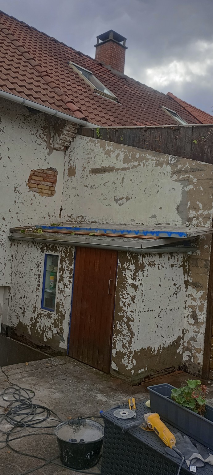 Facade før renovering